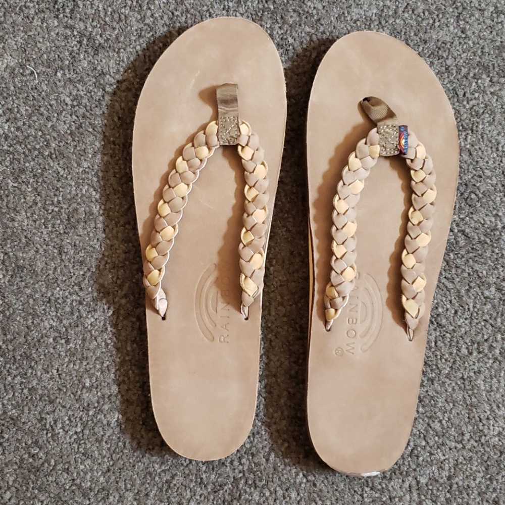 Women's Twisted Sister Leather Rainbow Sandals